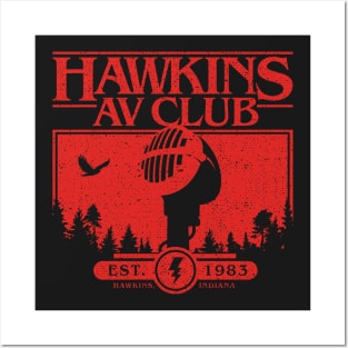 Hawkins AV Club Posters and Art